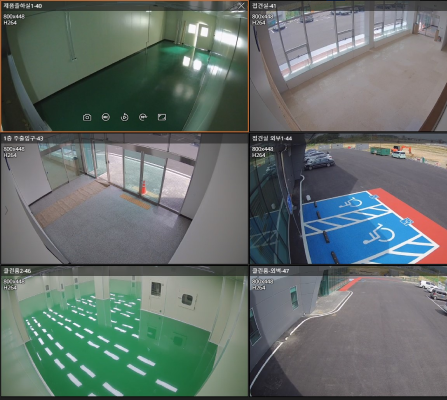 CCTV 모니터 이미지